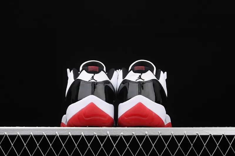All Categories Air Jordan Jordan Series Basketball Shoes Air Jordan 11 Pure Original Version Air Jordan 11 Retro Low AJ11 Joe 11 Patent Leather Black Red Low Top Real Standard Real Carbon AV2187-160